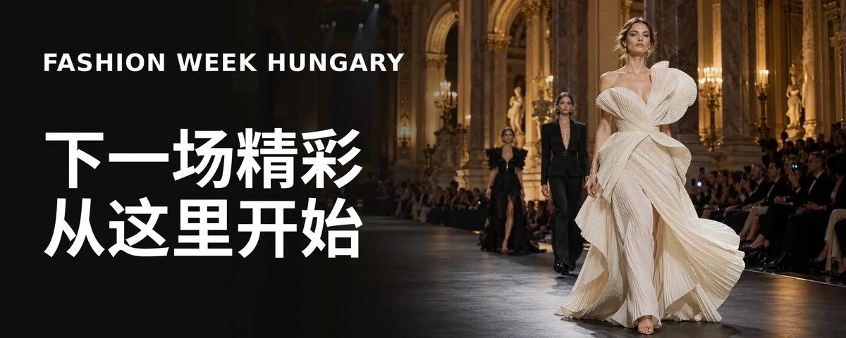 Fashion Week Hungary 广告：下一场精彩，从这里开始