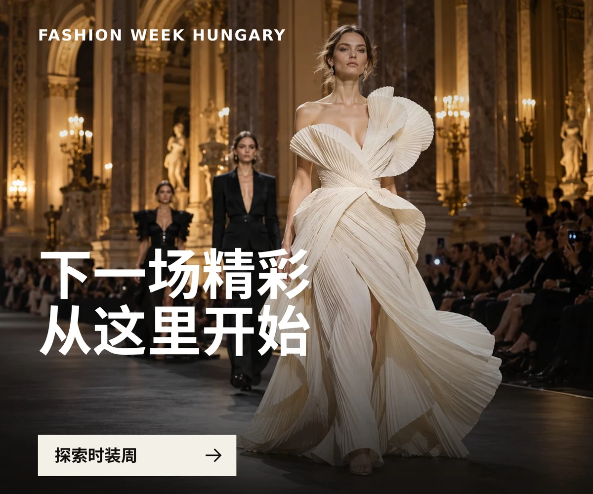 Fashion Week Hungary 广告：下一场精彩，从这里开始