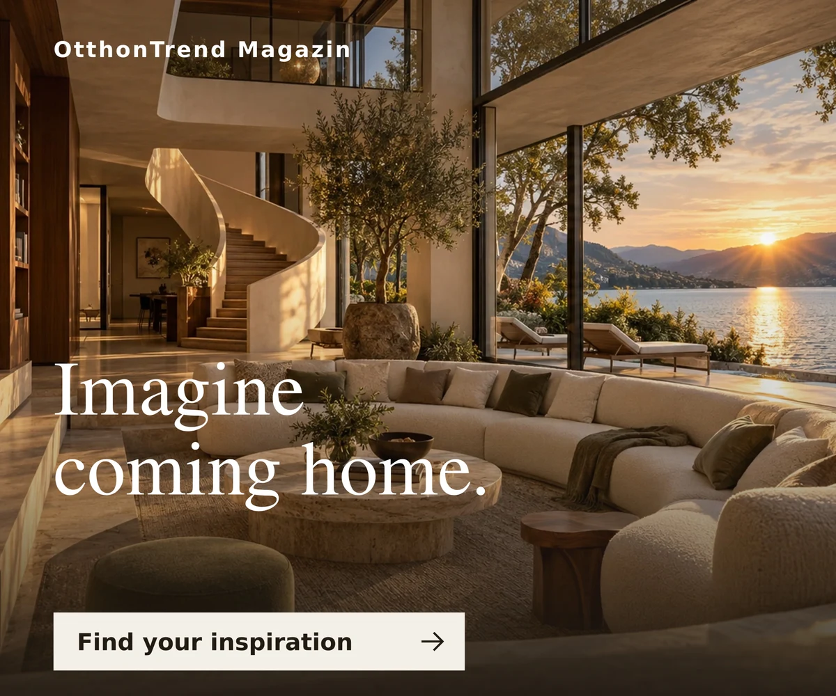 OtthonTrend Magazin advertisement: Imagine coming home.